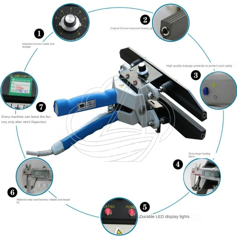 Plastic Bag Impulse Heat Sealer - ポータブルインパルスヒートシーラー FKR300 プラスチック複合アルミ箔袋シーリング用