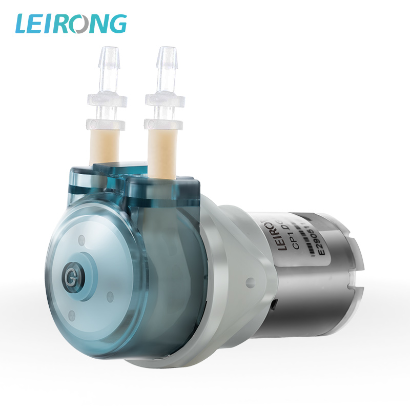 Mini Peristaltic Pump 12V - Leirong DC ペリスタルティックポンプ 12V/24V マイクロ自動吸水式静音ペリスタルティック液体ポンプ ラボ用定量分析用ウォーターポンプ