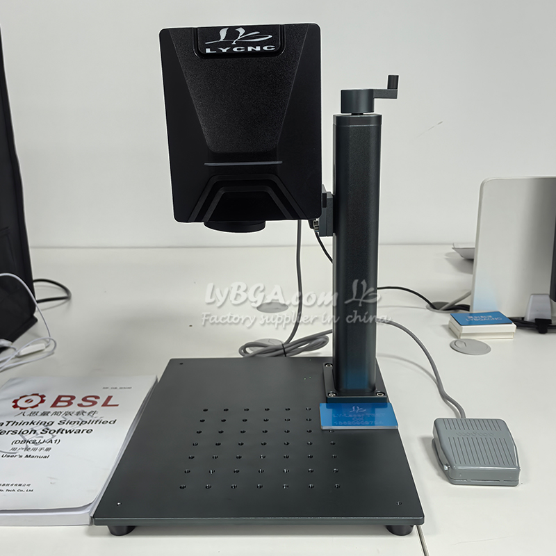 Fiber Laser Marking Machine 30W - ファイバーレーザー 20W モバイル/コンピューター制御 ジュエリー金属鋼 カラフルマーカー彫刻切断 110x110mm