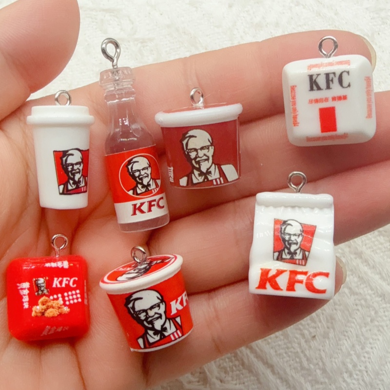 Packaging - 10個入り漫画風樹脂製フードバッグキーホルダー、バッグの装飾に最適、ギフトに最適です。