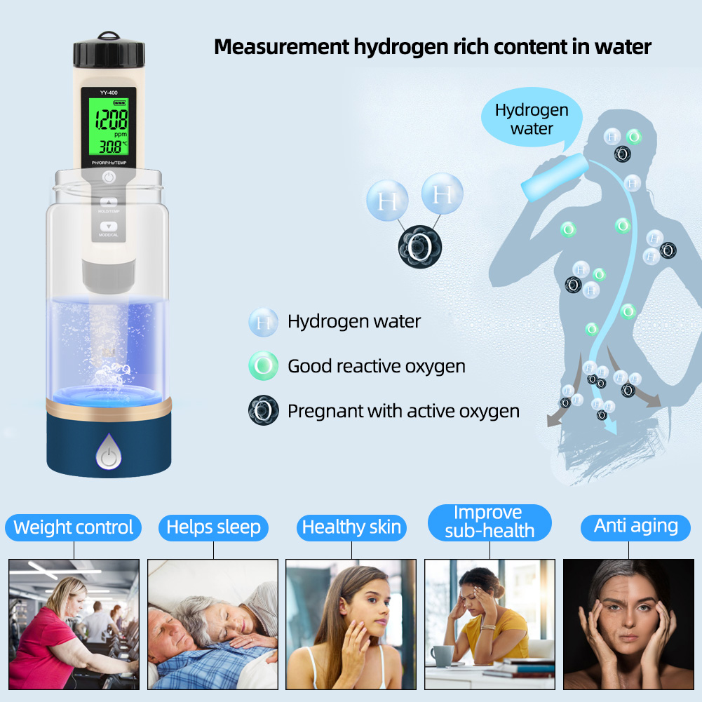Ph Meter Digital Water Tester - Yieryi YY-400 4-in-1 デジタル PH ORP