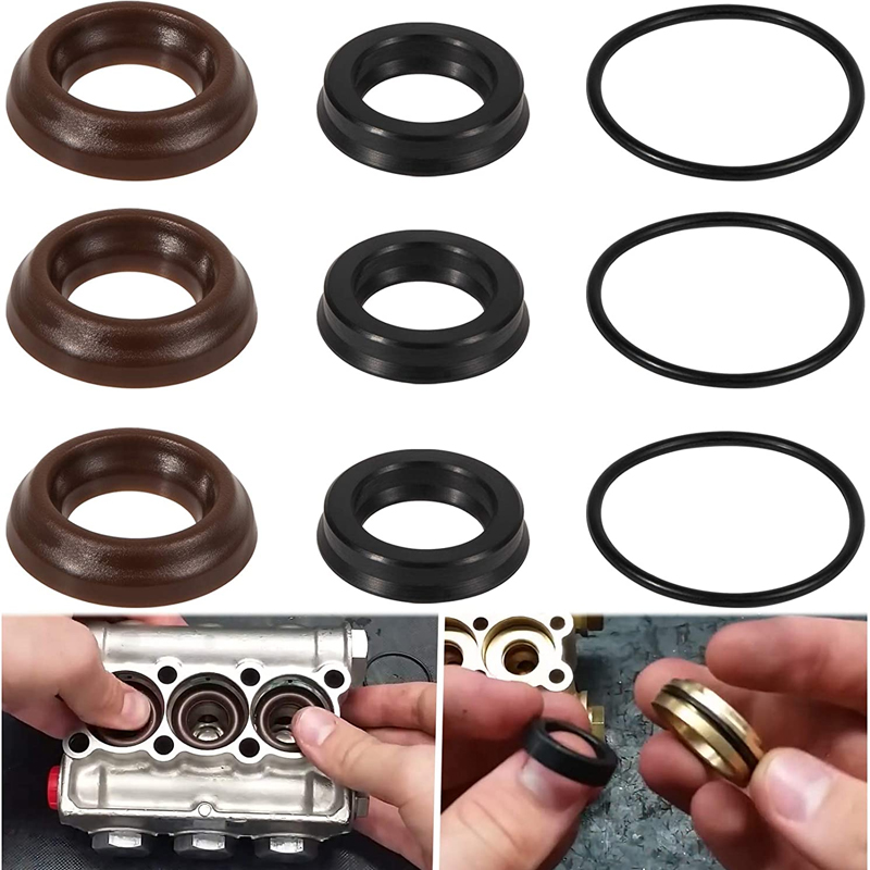 Vacuum Chamber Kit With Pump - 圧力ワッシャーパッキングキット,18mm x rkv xrc xra (9個)