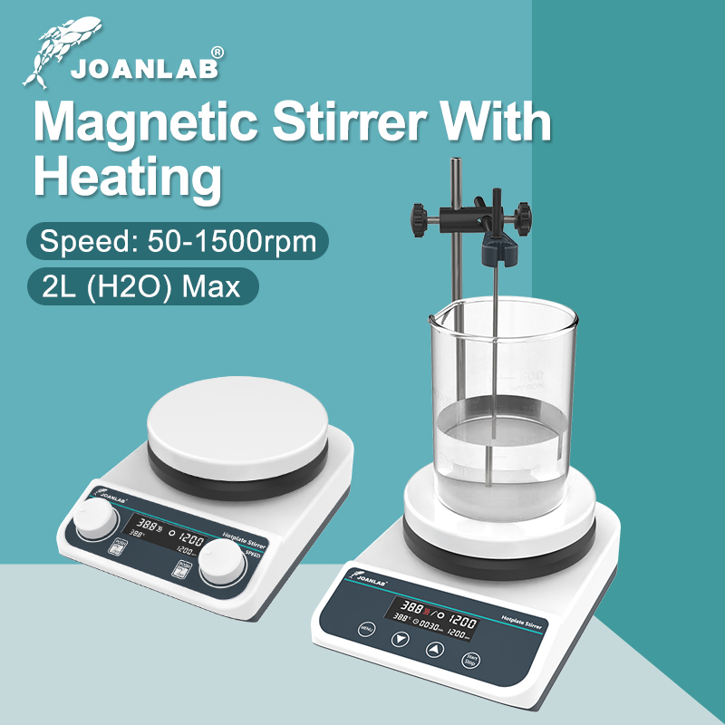 Lab Magnetic Stirrer Hot Plate - JOANLAB 磁気スターラー加熱スターラー実験室サーモスタットデジタルディスプレイ磁気ミキサーホットプレート 110v 〜 220v