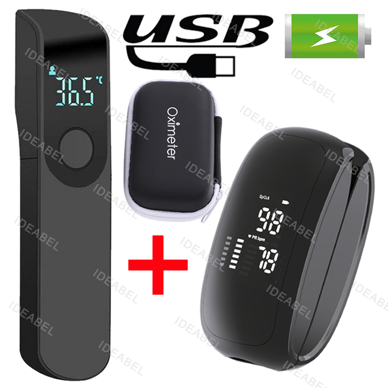 Pulse Oximeter Fingertip Rechargeable - 充電式医療用オキシメーターストラップランヤード指先パルスオキシメーター血中酸素飽和度モニターデジタルLEDディスプレイ子供用