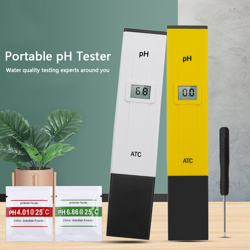 Ph Meter Digital Water Tester - デジタル流量計,本物の温度測定装置,水耕水族館,家庭用,モデル0-14ph