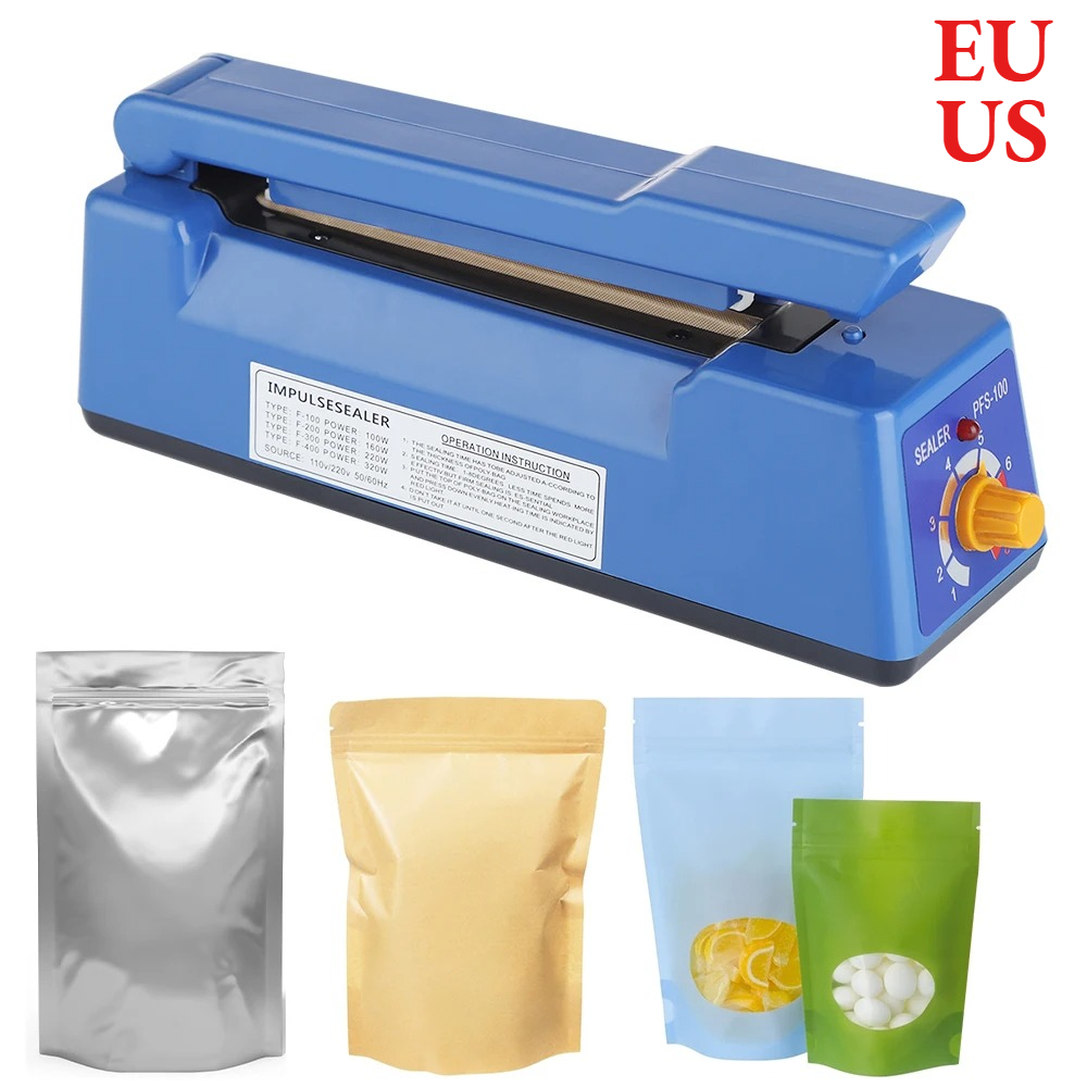 Plastic Bag Impulse Heat Sealer - シーリングマシン 電気ヒートシーラー ハンドプレス真空食品プラスチックバッグ ボボバルーン インパルス高速ヒートシーラー 包装機