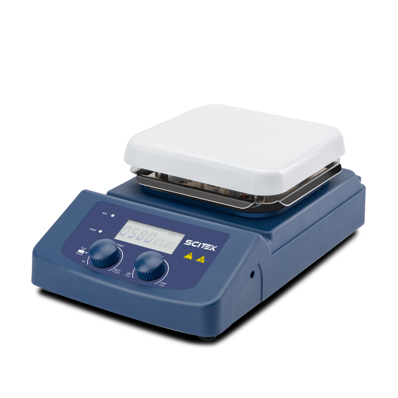 Lab Magnetic Stirrer Hot Plate - 380 ° C ホットプレート磁気スターラー、高解像度LCDディスプレイ、ブラシレスDCモーター搭載、実験室用