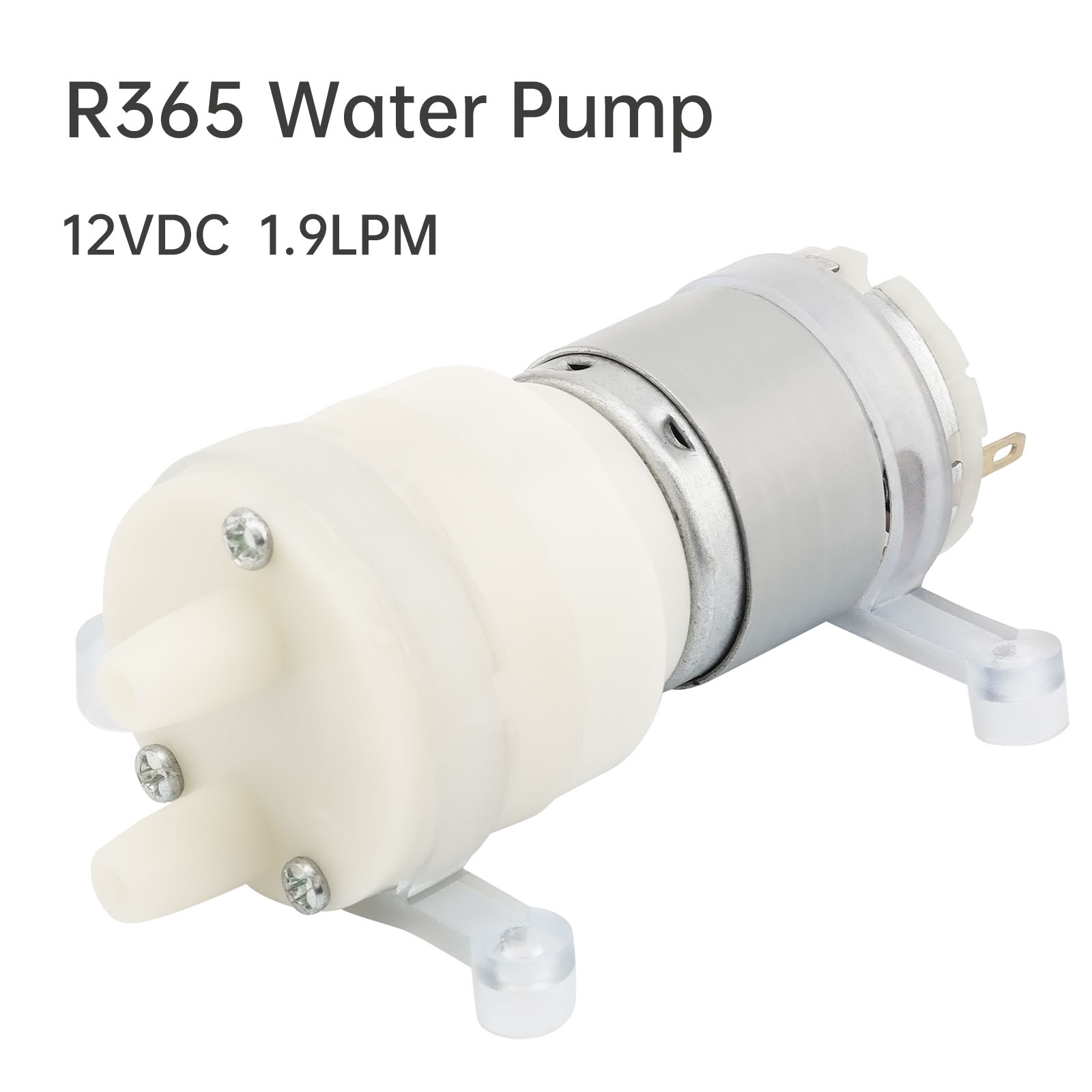 Mini Peristaltic Pump 12V - ミニ自吸式ウォーターポンプ,ウォーターディスペンサー用サイレント電動ダイヤフラムポンプ,DC 12V, 1分あたり1.9l,r365