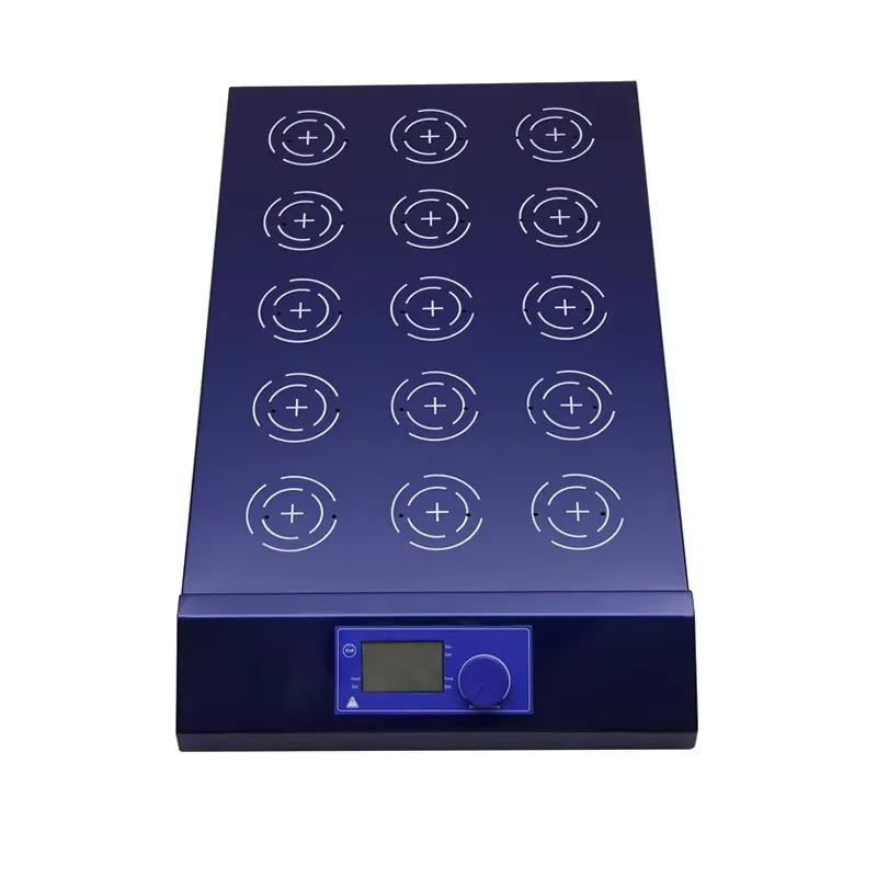Lab Magnetic Stirrer Hot Plate - JKIラボラトリー 15ポジション マグネチックスターラー ホットプレート付き JK-MSH-Pro-15B ホットプレートミキサー