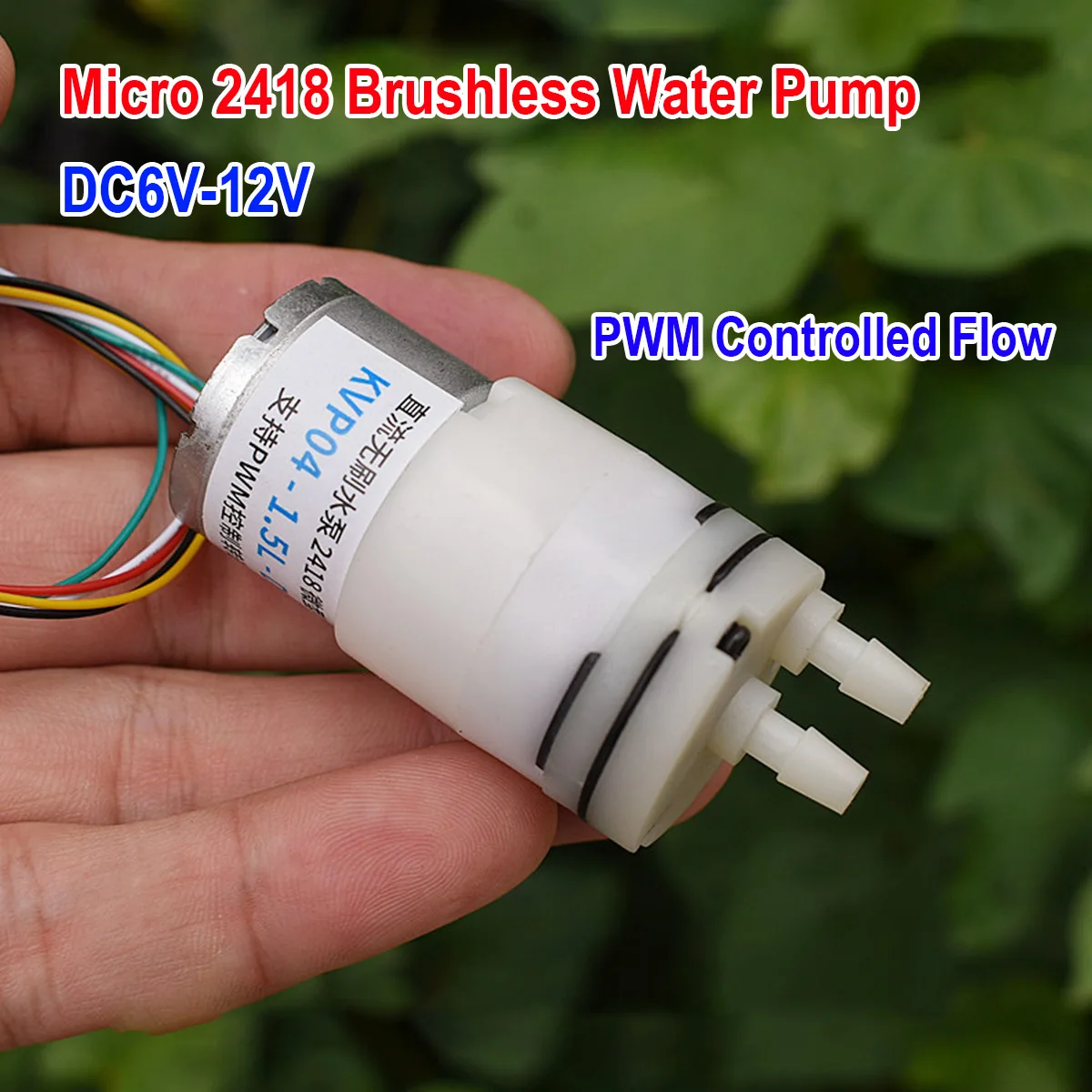 Mini Peristaltic Pump 12V - 自吸式ウォーターポンプ,ミニダイヤフラムウォーターポンプ,速度調整,長寿命,PWM,6V, 9V, 12V, 310, 6400rpm,400ml/分