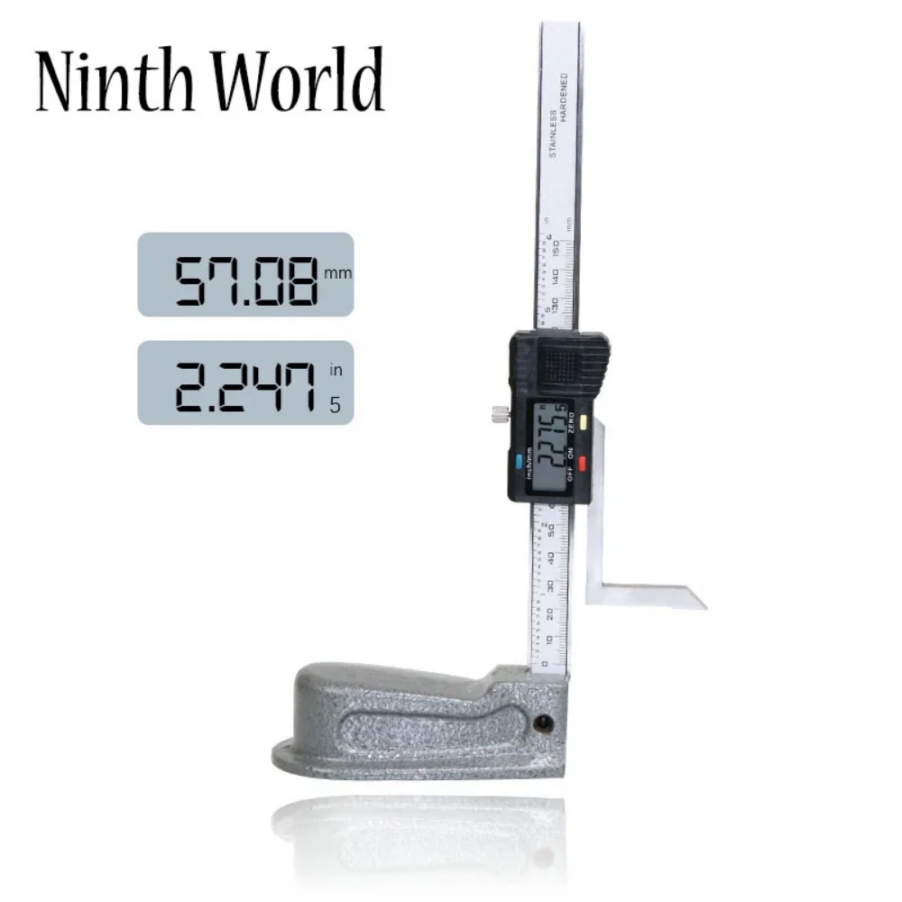 Digital Caliper 150Mm Stainless Steel - 電子デジタル高さ計、vernierキャリパー、定規、木製マーキング、テーブル、0-150mm