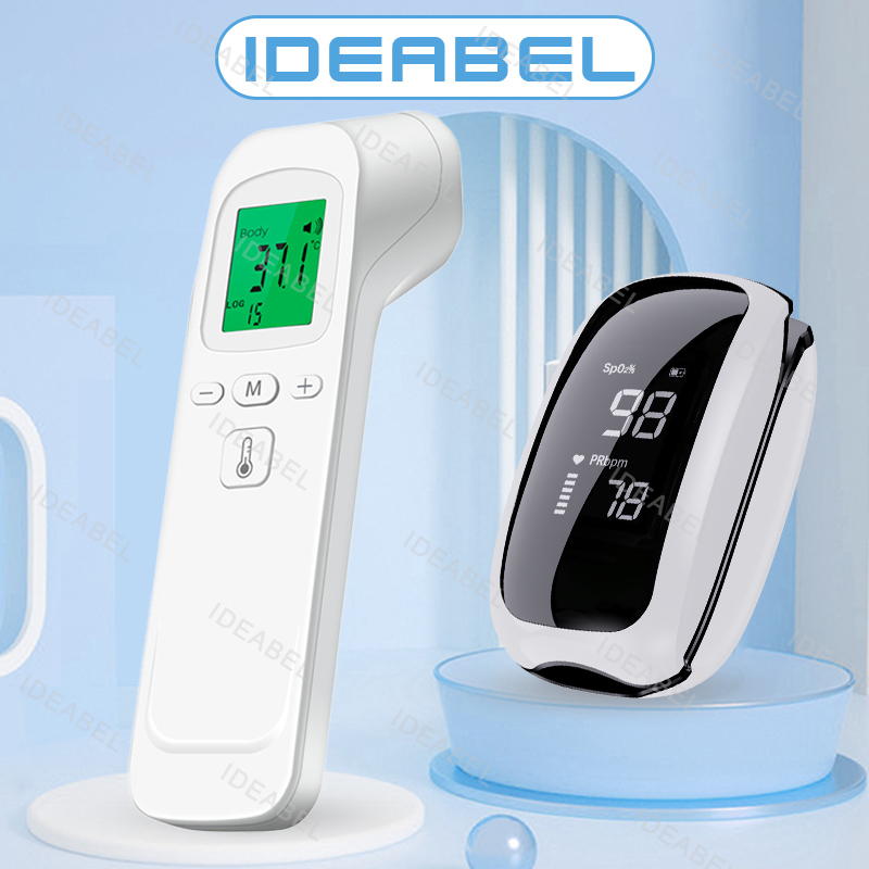 Pulse Oximeter Fingertip Rechargeable - 額用デジタル体温計 非接触赤外線医療用体温計 体温測定 充電式指先パルスオキシメーター