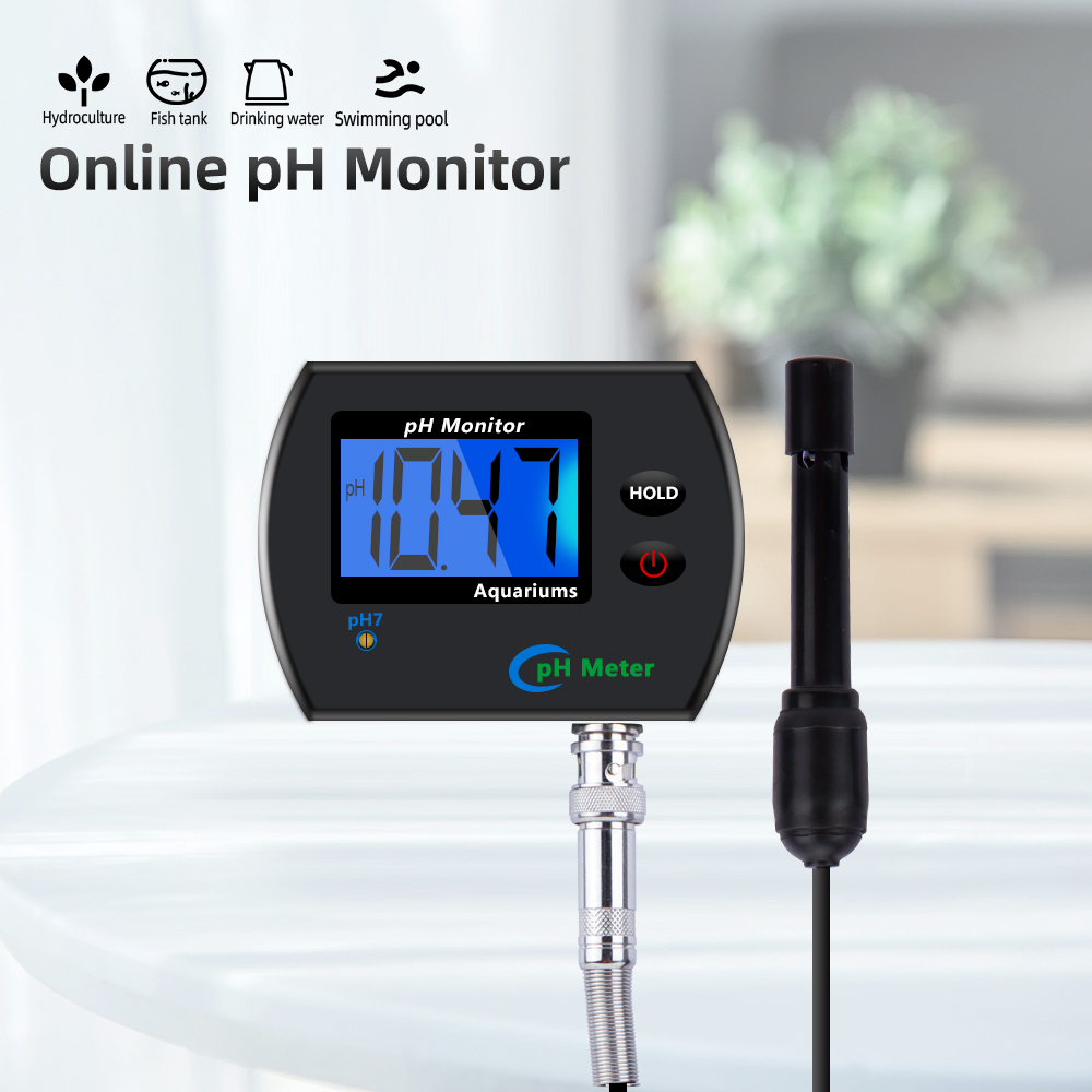 Ph Meter Digital Water Tester - 水族館用PHメーター マルチパラメータ水質モニター オンラインPHモニター 酸度計 US/EUプラグ プロ仕様の高精度