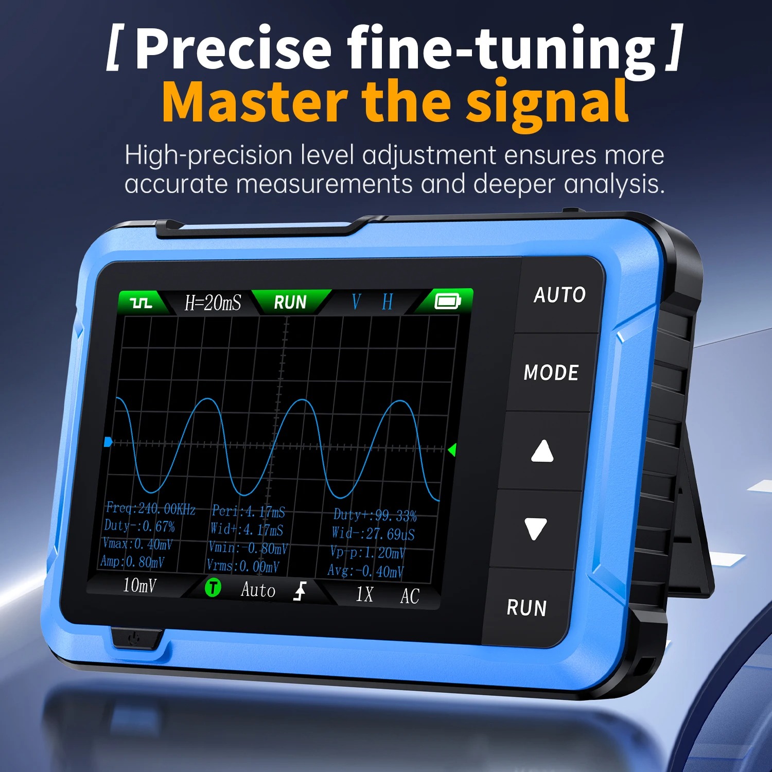 FNIRSI DSO510 新型 10MHz ミニハンドヘル - Fnirsi Digital Oscilloscope Handheld のレビューと価格