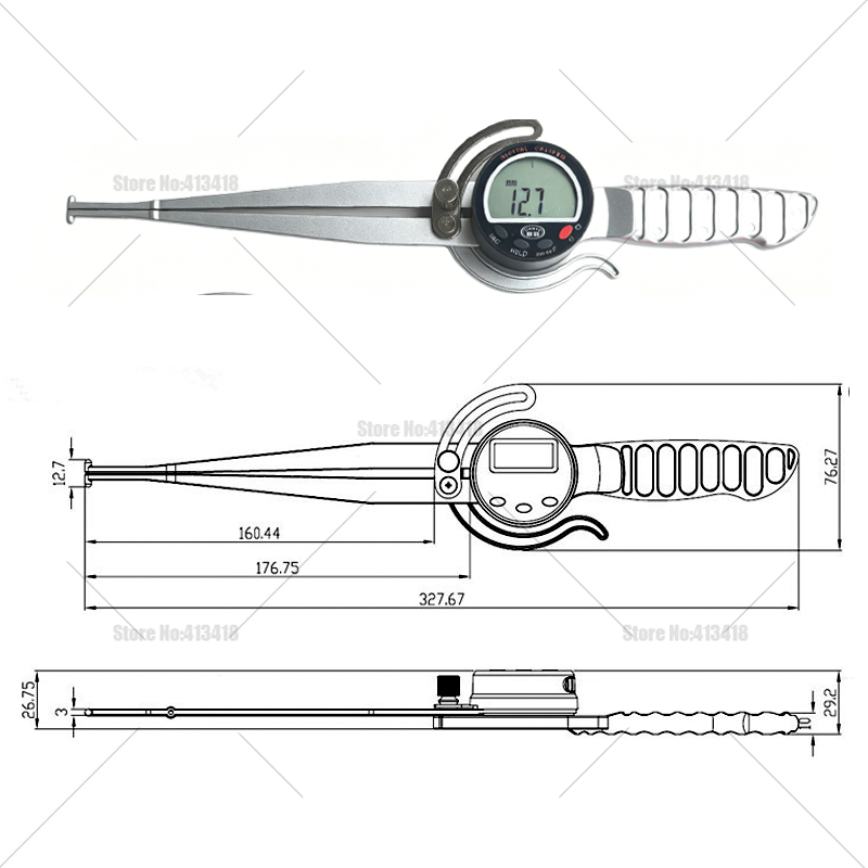 0-6インチ 0-8インチ 外部デジタルノギス 0-150m - Digital Caliper 150Mm Stainless Steel のレビューと価格