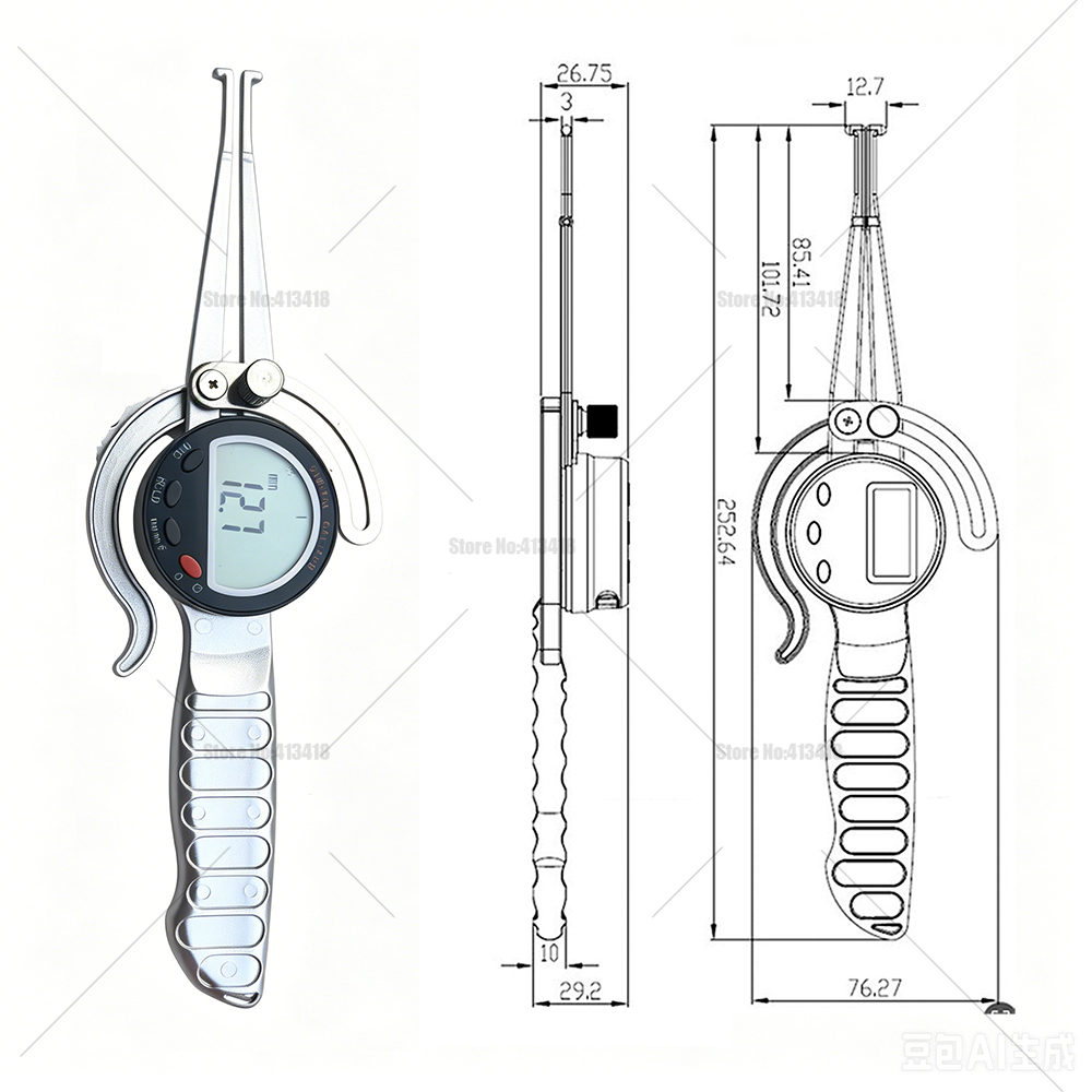 0-6インチ 0-8インチ 外部デジタルノギス 0-150m - Digital Caliper 150Mm Stainless Steel のレビューと価格