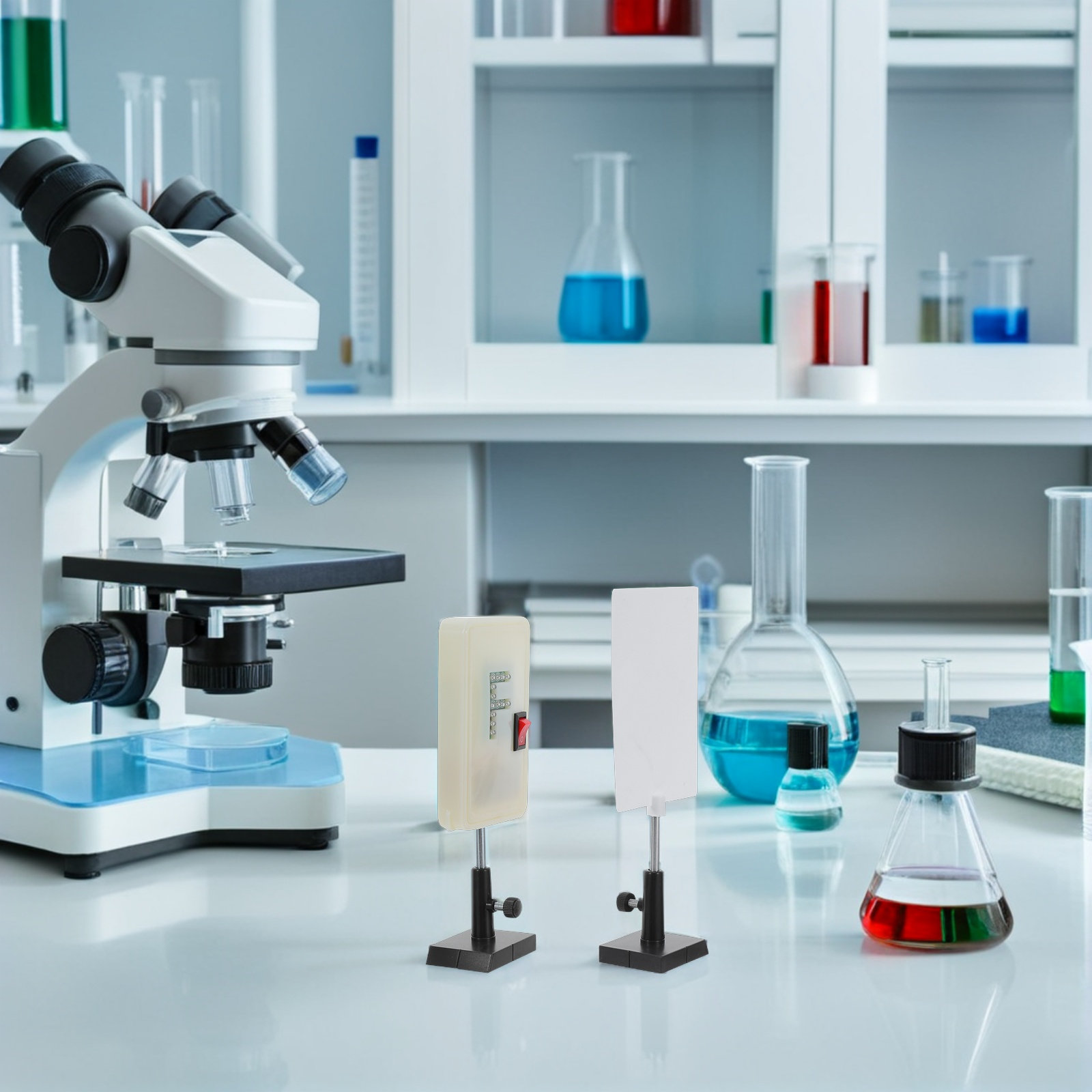 1セットの水で満たされたズームレンズ光学実験キット、調整可能 - Lab Equipment のレビューと価格
