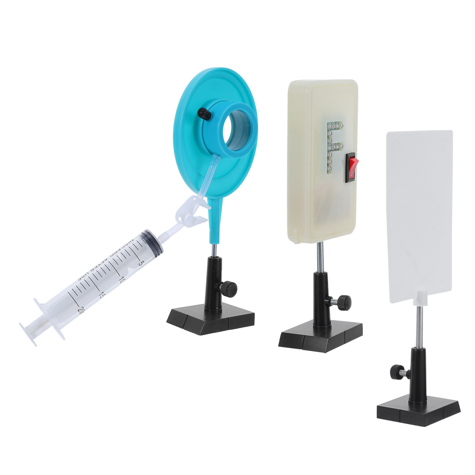 1セットの水で満たされたズームレンズ光学実験キット、調整可能 - Lab Equipment のレビューと価格