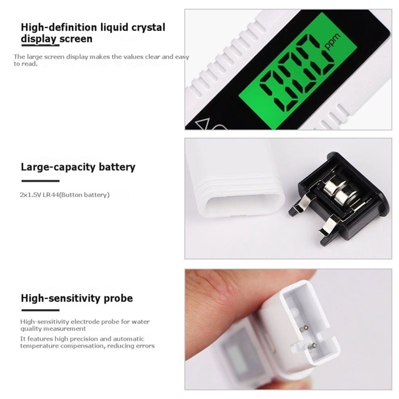 A27F-水槽用PHテスター 2 in 1 デジタル水質テス - Ph Meter Digital Water Tester のレビューと価格