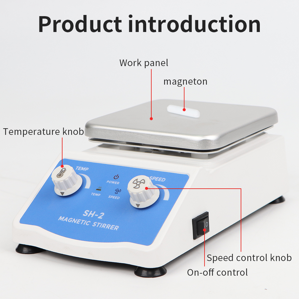 実験室で使用するための調整可能な液体加熱マグネチックスターラ - Lab Magnetic Stirrer Hot Plate のレビューと価格