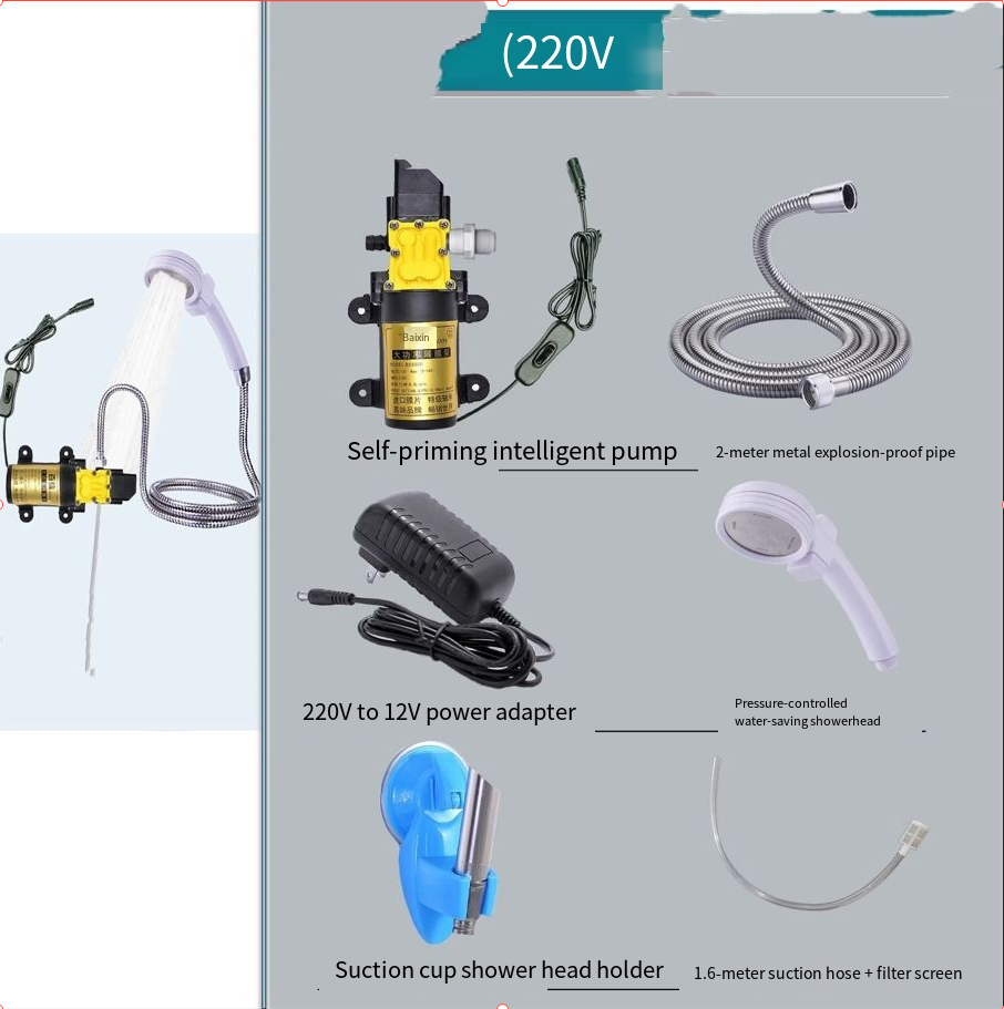 12V車載/家庭用自吸式ダイヤフラムポンプ洗車機屋外キャンプ - Mini Peristaltic Pump 12V のレビューと価格