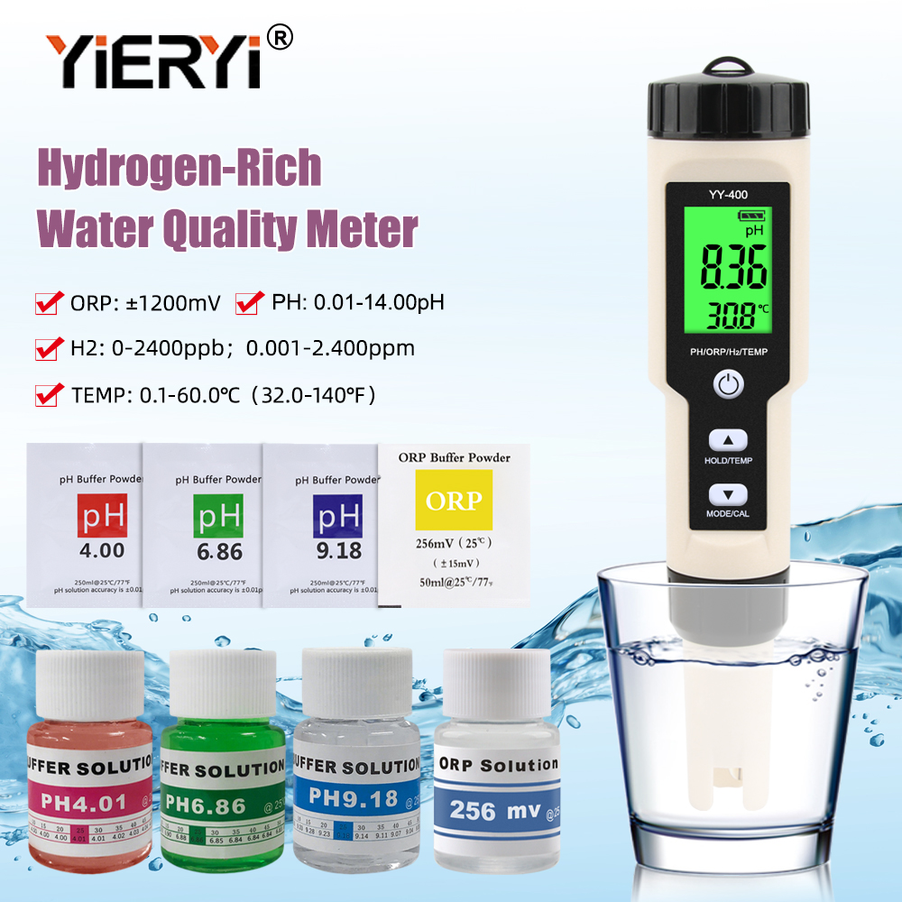 Yieryi YY-400 4-in-1 デジタル PH O - Ph Meter Digital Water Tester のレビューと価格