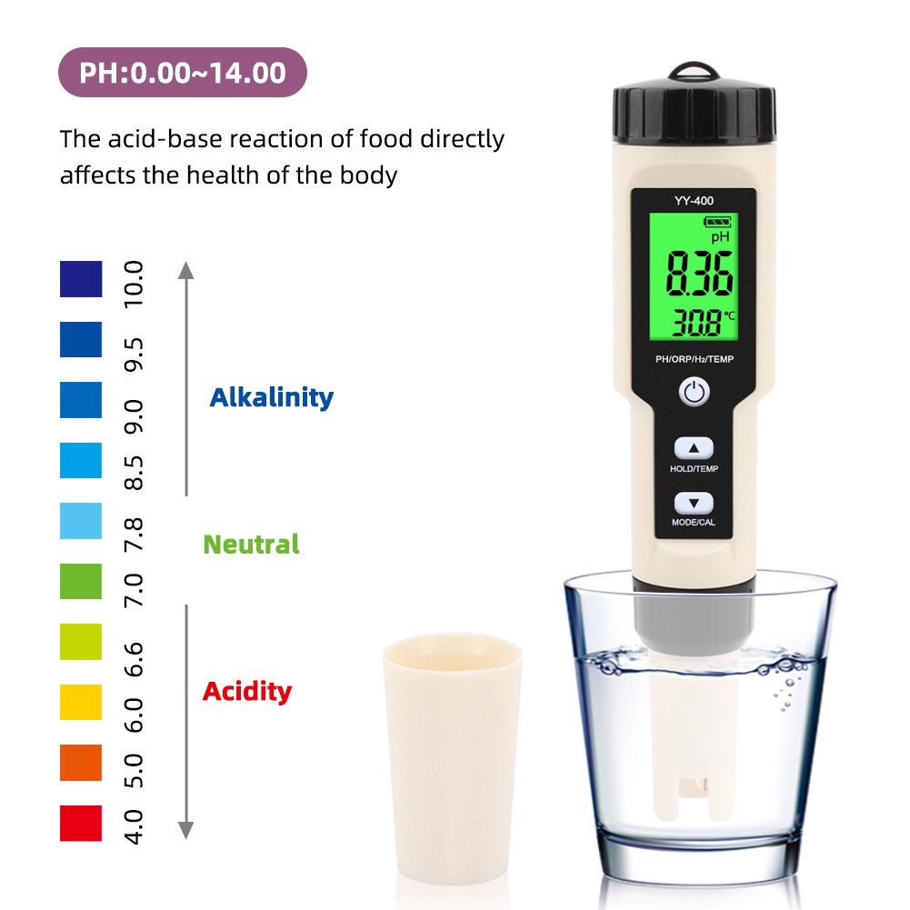 Yieryi YY-400 4-in-1 デジタル PH O - Ph Meter Digital Water Tester のレビューと価格
