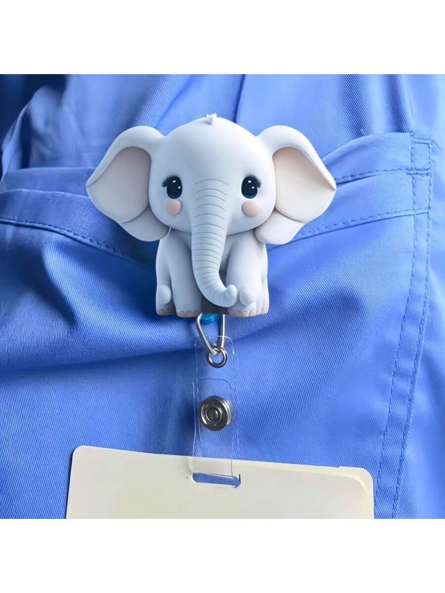 看護師用のかわいい猫の伸縮式バッジリール1個 - 耐久性のあ - Medical Supplies のレビューと価格