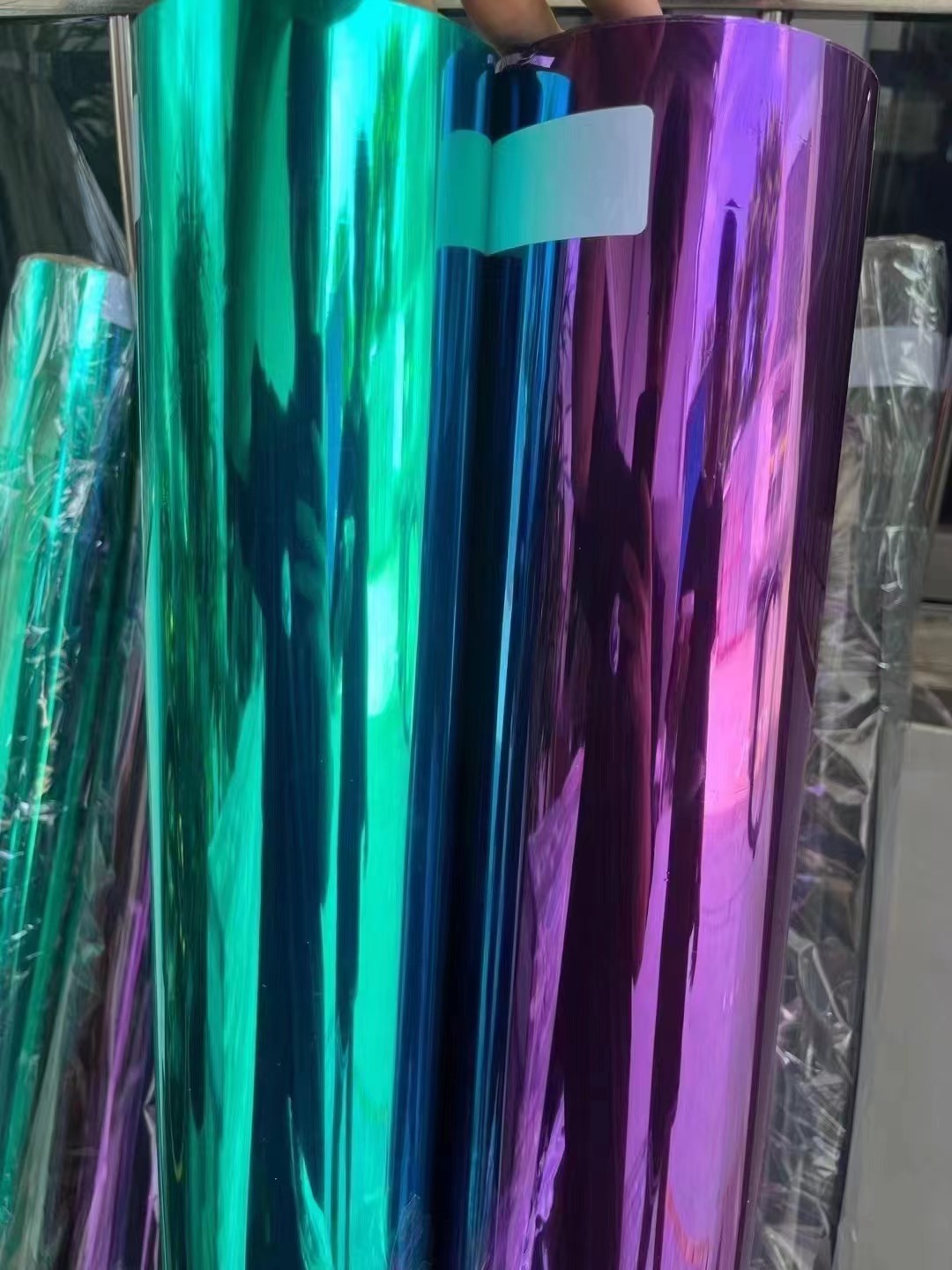 電気メッキ焼灼ビニールラップミラークロームビニールラップ自己 - Air Bubble Wrap Roll Packaging のレビューと価格