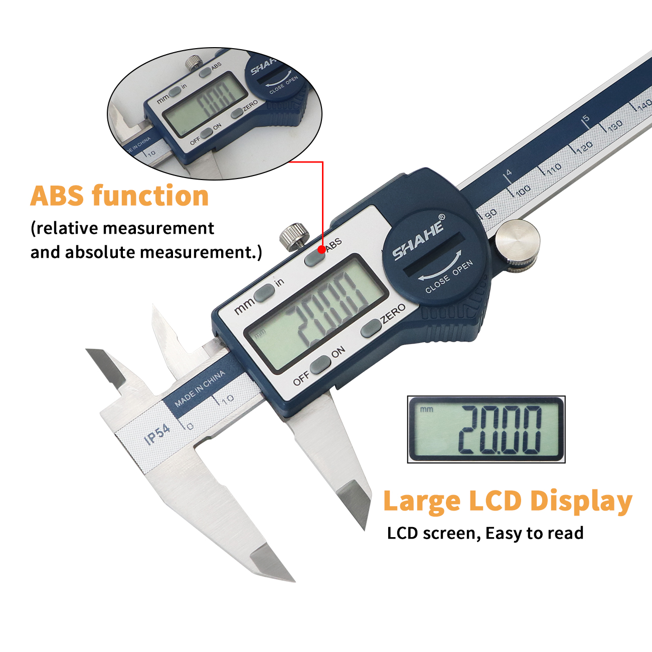 IP54 防水デジタルノギスメッシーバー LCD スクリーン - Digital Caliper 150Mm Stainless Steel のレビューと価格