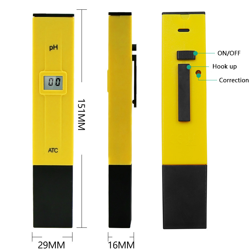 デジタル流量計,本物の温度測定装置,水耕水族館,家庭用,モデ - Ph Meter Digital Water Tester のレビューと価格