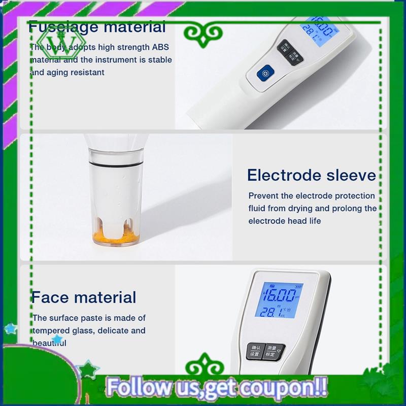 ABIK-ポータブルデジタルPH酸性度計高精度水質テスター検 - Ph Meter Digital Water Tester のレビューと価格
