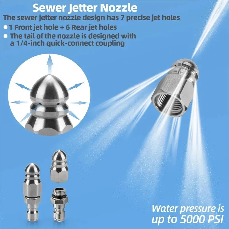 1/4インチ メスNPT接続 圧力洗浄機用下水道ジェットノズ - Vacuum Chamber Kit With Pump のレビューと価格