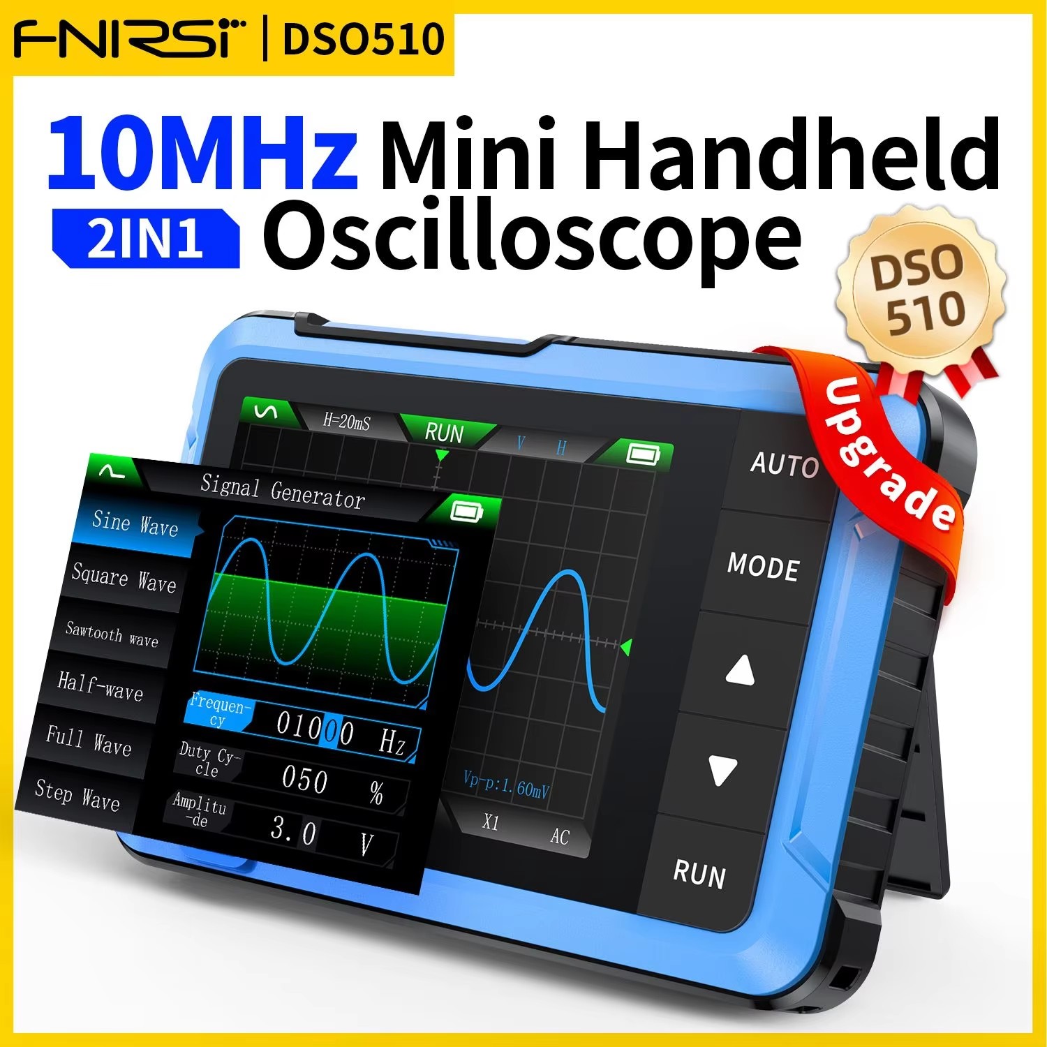 Fnirsi-ポータブルミニハンドヘルドデジタルオシロスコー - Fnirsi Digital Oscilloscope Handheld のレビューと価格