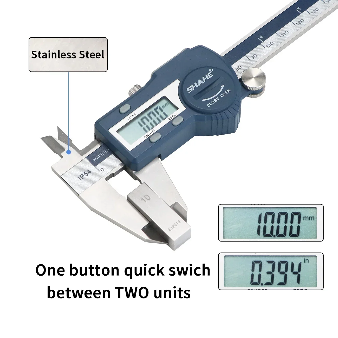 SHAHE デジタルノギス、6インチ/150mm ステンレス - Digital Caliper 150Mm Stainless Steel のレビューと価格