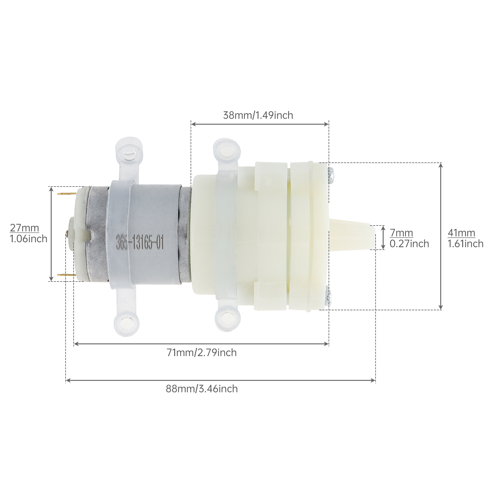 マイクロウォーターポンプ 365 DC モーター 12V 自 - Mini Peristaltic Pump 12V のレビューと価格