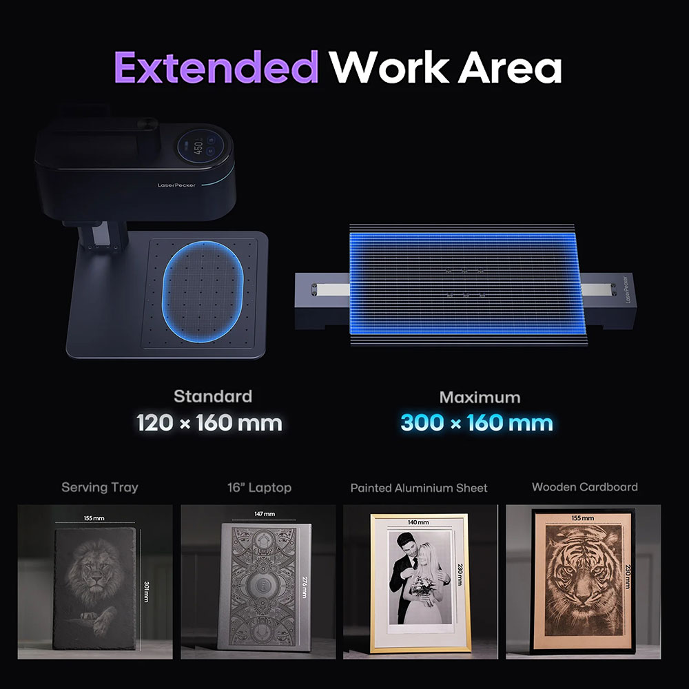 LASERPECKER 4 LP4 レーザー彫刻機すべての材 - Fiber Laser Marking Machine 30W のレビューと価格