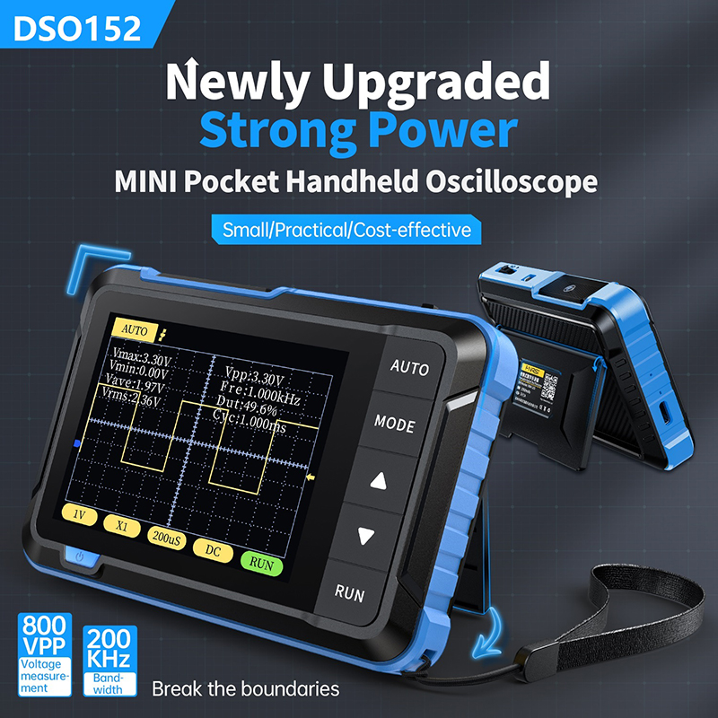 Fnirsi-ミニハンドヘルドデジタルオシロスコープ、アナロ - Fnirsi Digital Oscilloscope Handheld のレビューと価格