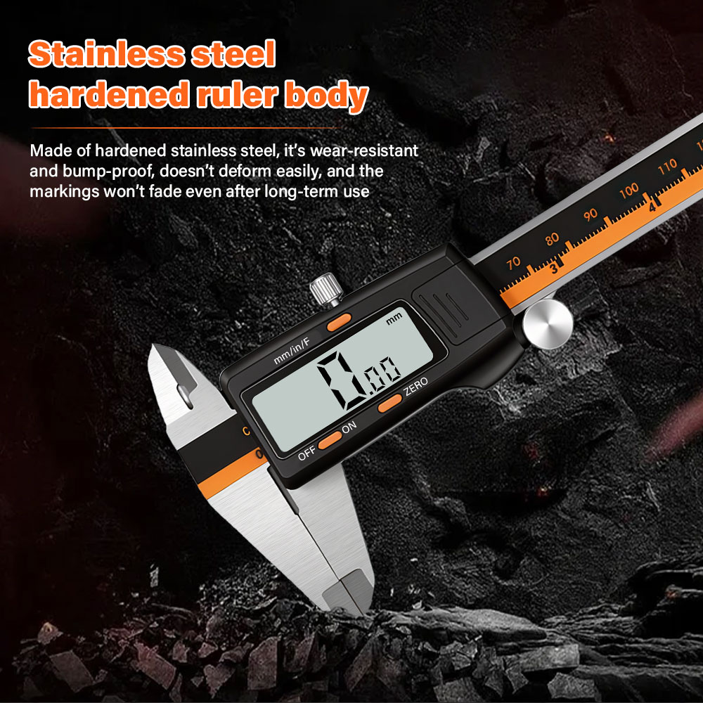 ナウケウリガー ステンレス製デジタルノギス 6インチ 150 - Digital Caliper 150Mm Stainless Steel のレビューと価格