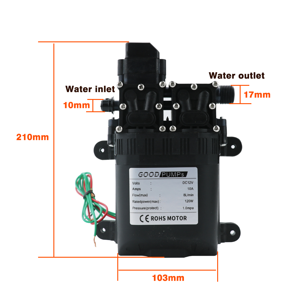 12V DC 自動ウォーターポンプ高圧ダイヤフラムウォーター - Mini Peristaltic Pump 12V のレビューと価格