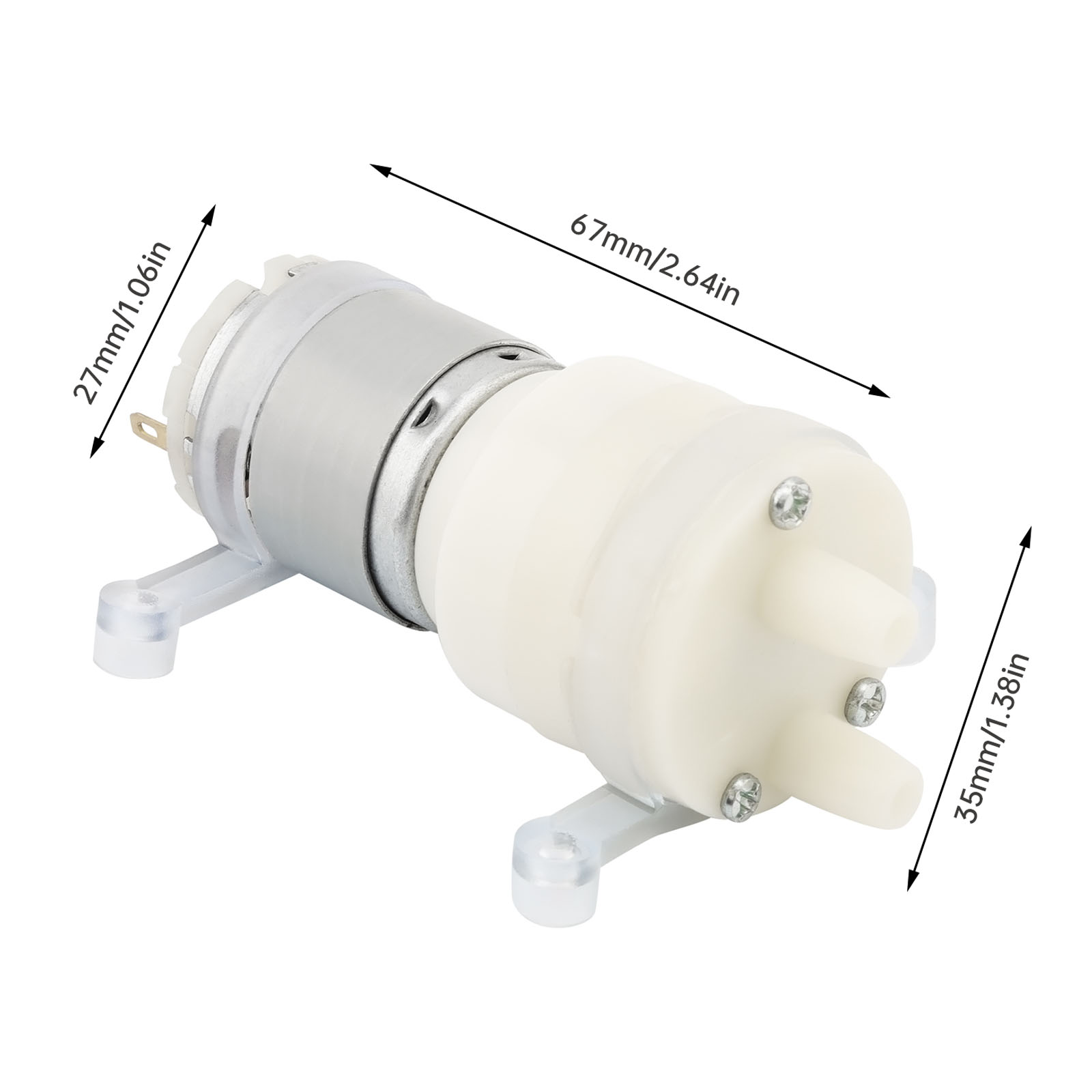 ミニ自吸式ウォーターポンプ,ウォーターディスペンサー用サイレ - Mini Peristaltic Pump 12V のレビューと価格
