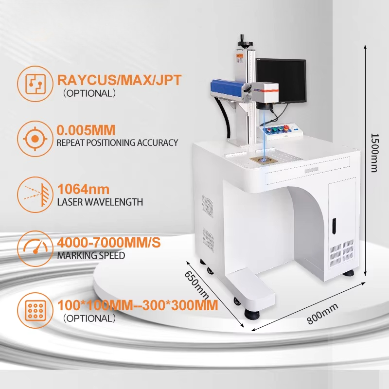 JUNFEI Jpt Raycus Galvo Co2 UV - Fiber Laser Marking Machine 30W のレビューと価格