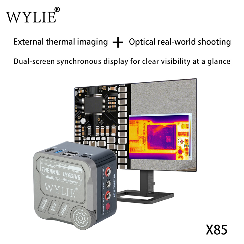 WYLIE X85 4K工業用顕微鏡カメラ、赤外線サーマルイ - Thermal Imaging Camera Pcb Repair のレビューと価格