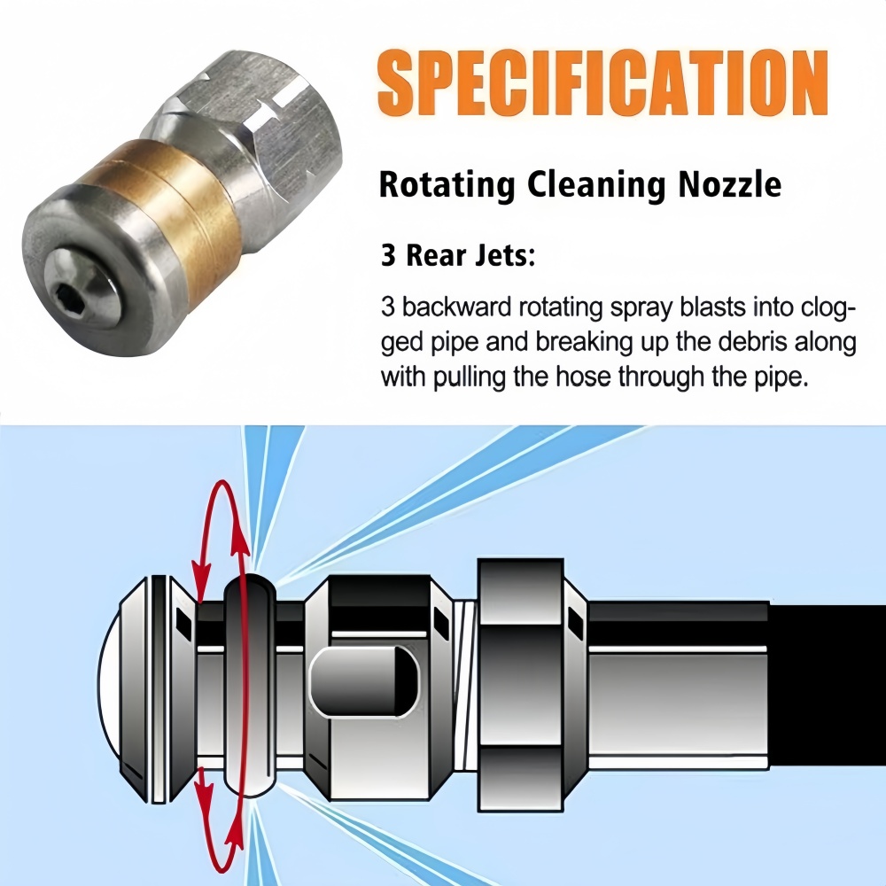高圧下水道洗浄ホース,排水ジェットキット,ケルヒャー洗浄機ノ - Vacuum Chamber Kit With Pump のレビューと価格