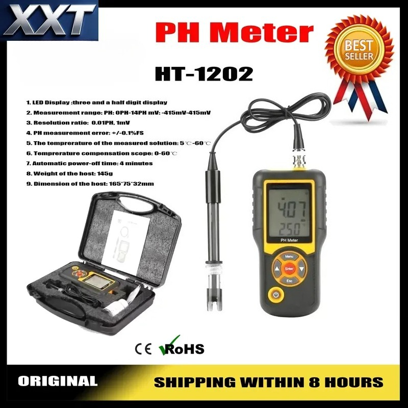 XXTデジタルpHメーター スマートセンサー搭載 高精度水質 - Ph Meter Digital Water Tester のレビューと価格