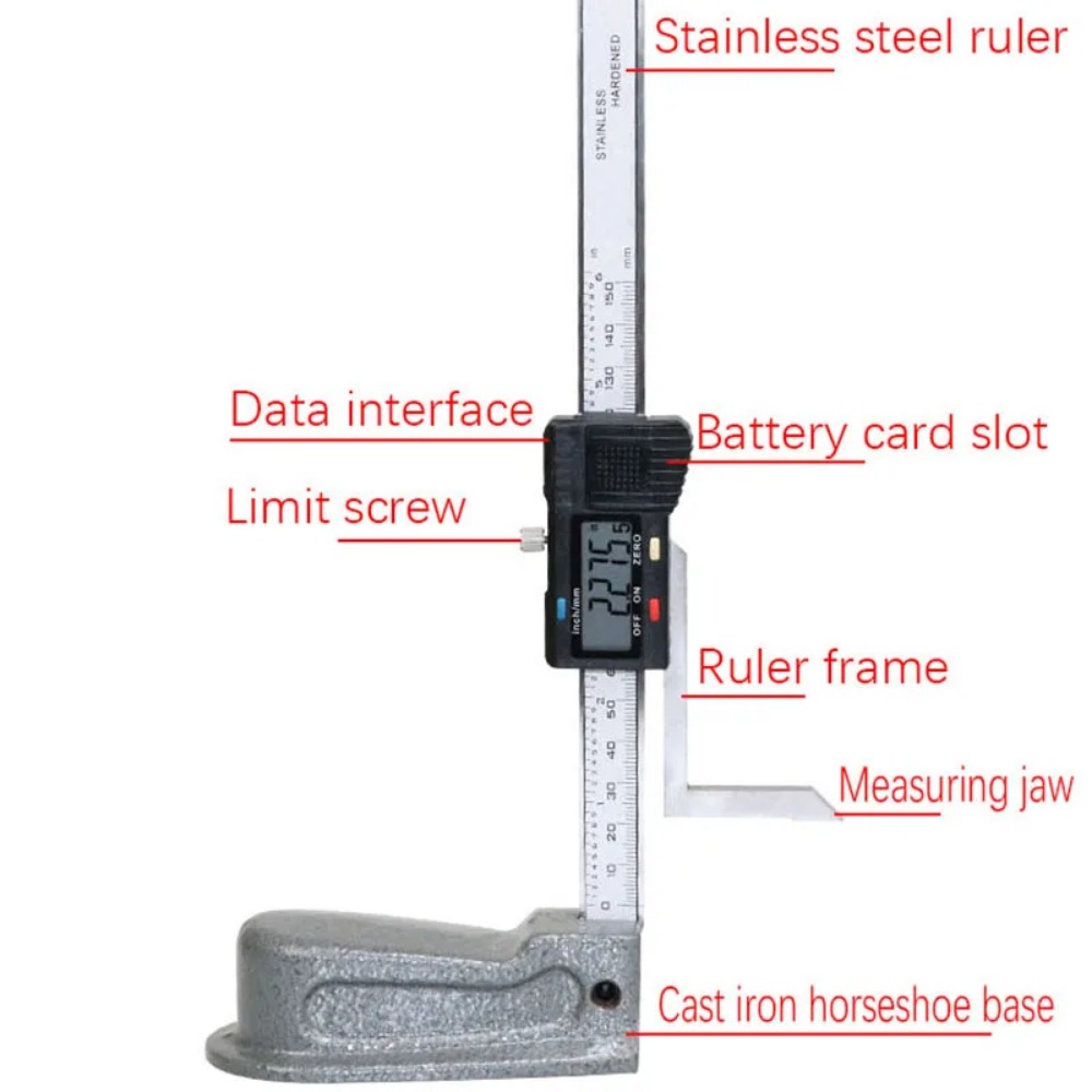 電子デジタル高さ計、vernierキャリパー、定規、木製マー - Digital Caliper 150Mm Stainless Steel のレビューと価格