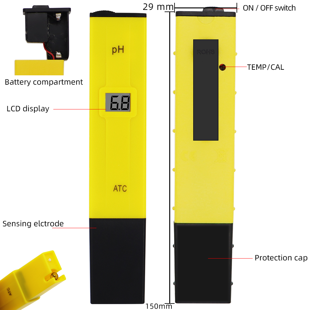 デジタル PH メーターポケットペン水テスト PH-009  - Ph Meter Digital Water Tester のレビューと価格