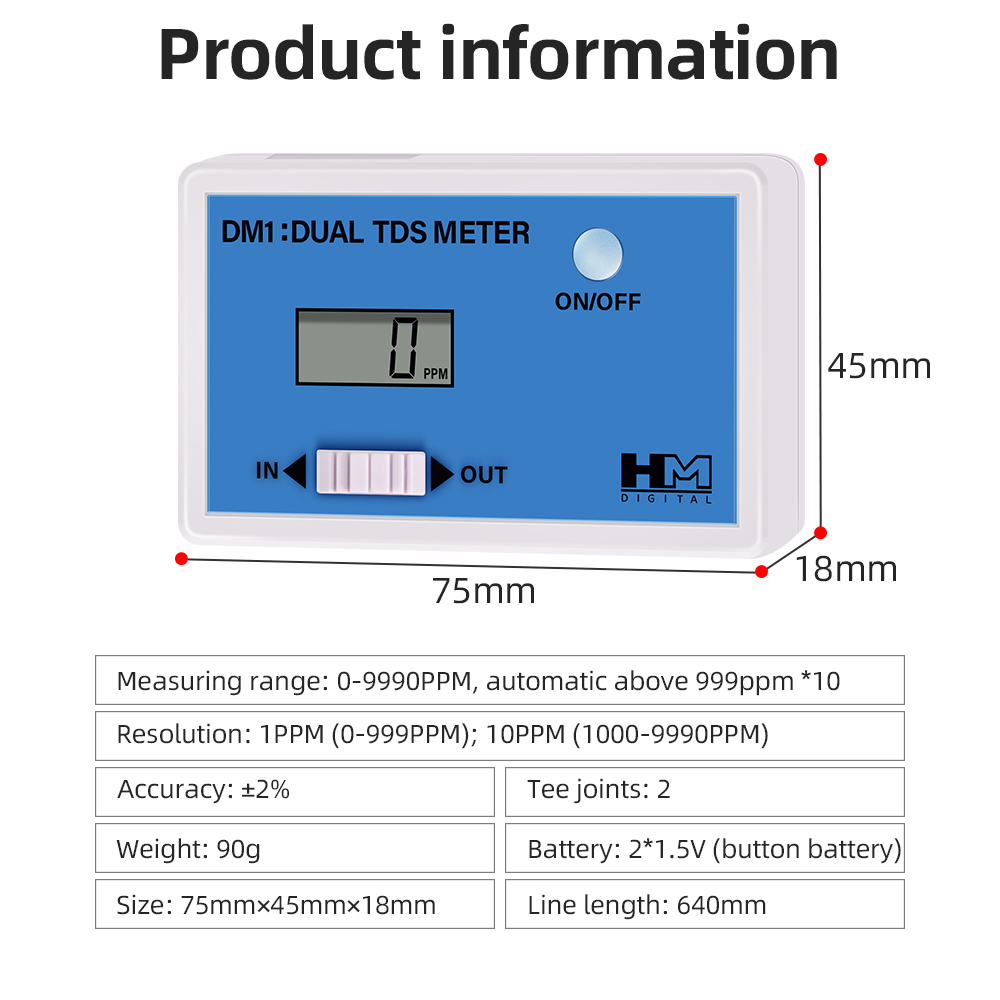 デジタル水質テスター,デュアルTDSメーター,水族館プールア - Ph Meter Digital Water Tester のレビューと価格